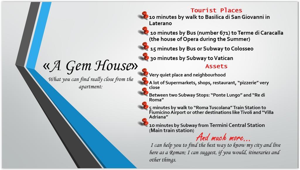 شقة روما  في A Gem House المظهر الخارجي الصورة